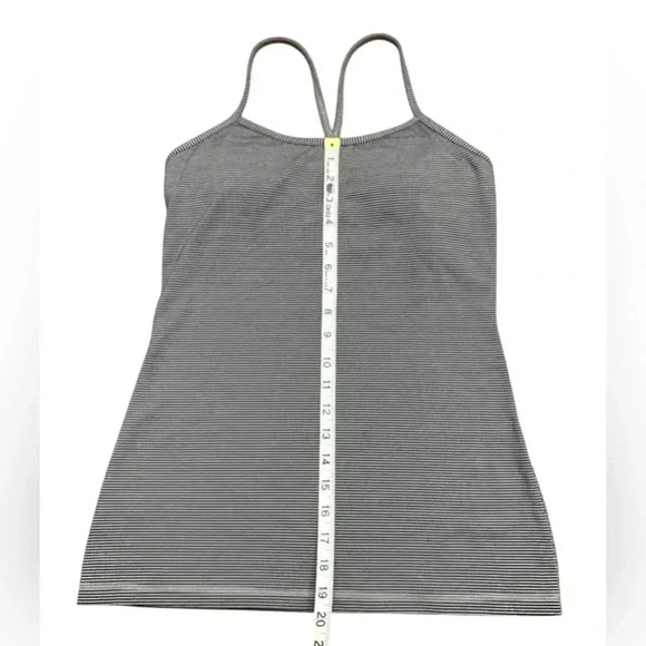 Lululemon, Power Y Tank, Size 8, Black & Grey 🏃♀️➡️ - Picture 7 of 11